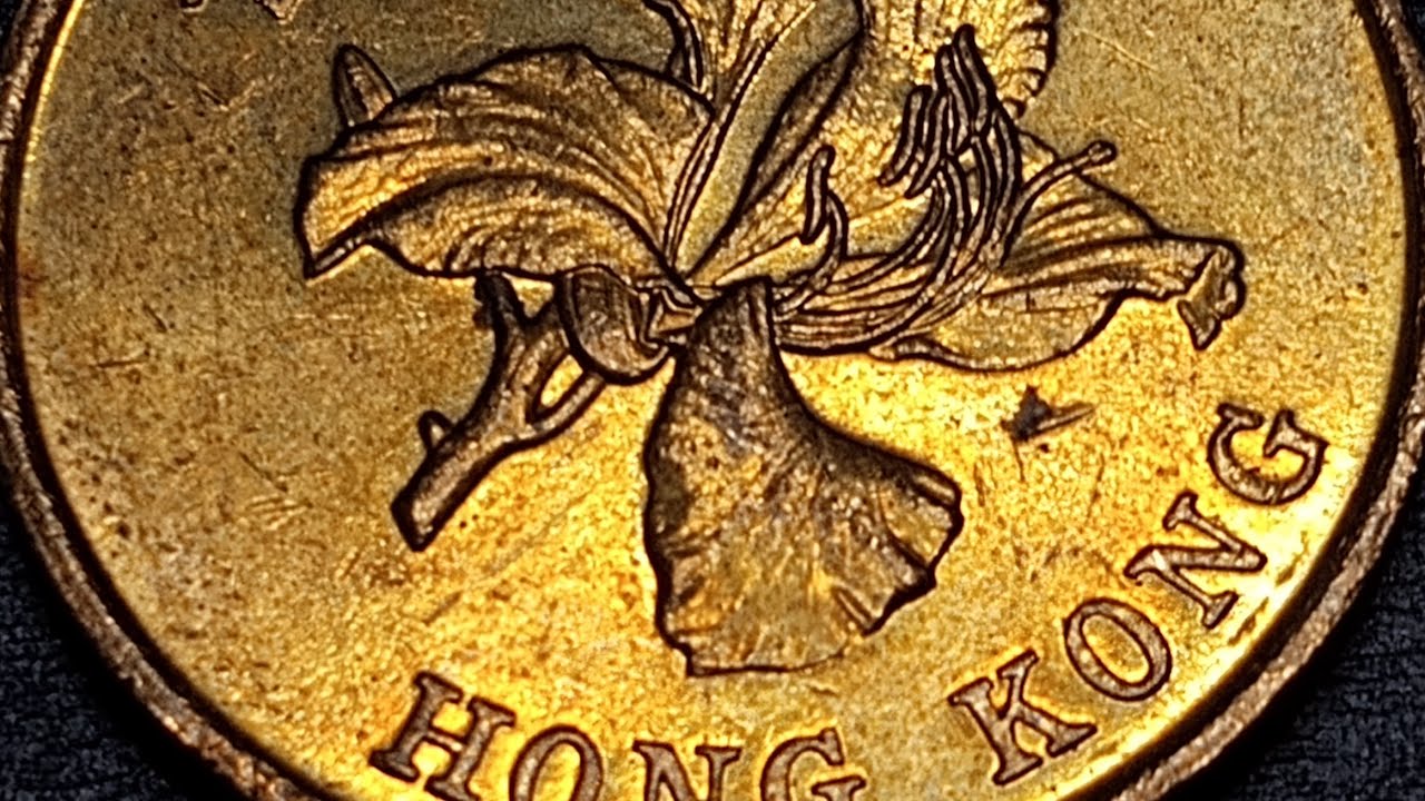 coins from around the world 1994 Hong Kong 50 cents coin