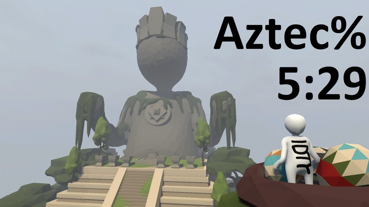 Human: Fall Flat - Aztec% - 5:29 IGT (5:38 RTA) [Former WR]