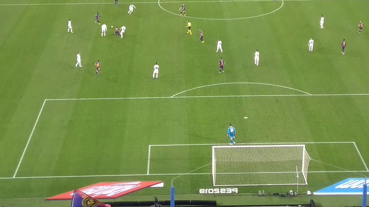 Gol d'Arturo Vidal al Camp Nou. 5-1 Bar&ccedil;a-Madrid