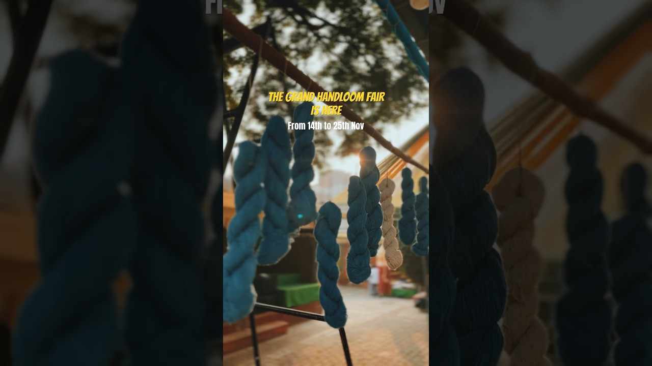 The Grand Handloom Fair #mela #handloom #handmadecrafts #dastkar #dastkardelhi #viralshorts2024