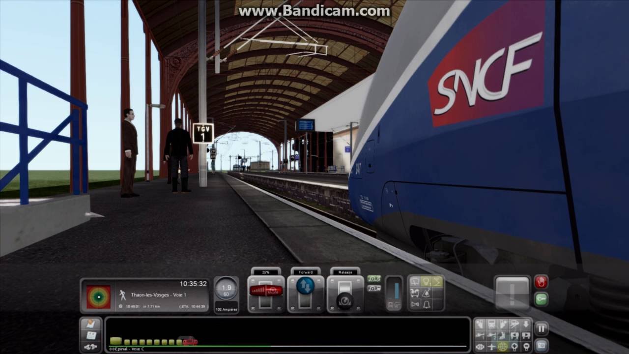 TS 2016 - D&eacute;part du TGV en gare d'Epinal / Vosges V1 [W.I.P]
