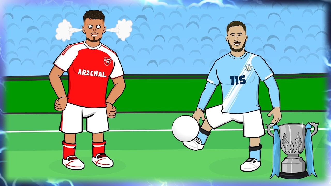 CHERKI TROLLS ARSENAL😂 Arsenal 0-2 Man City Carabao Cup Final Keepy-Ups Highlights 2026
