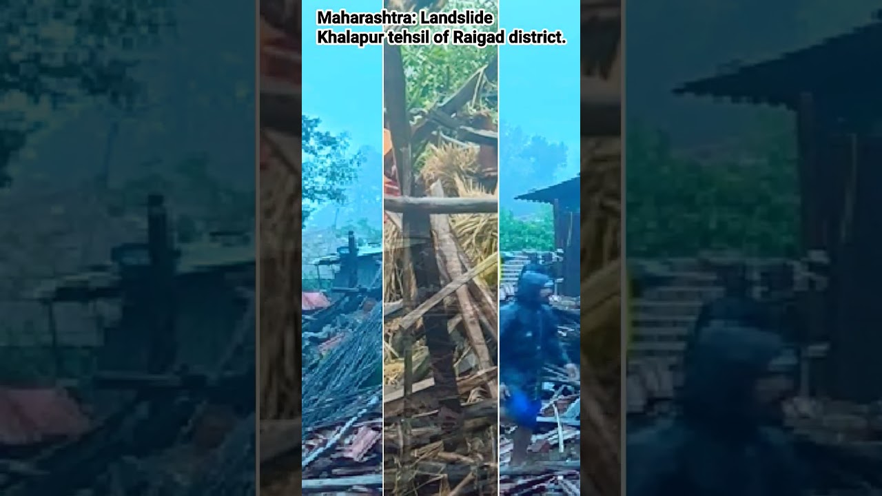 Tragic Landslide in Maharashtra: 5 Lives Lost in Khalapur Tehsil, Raigad District।