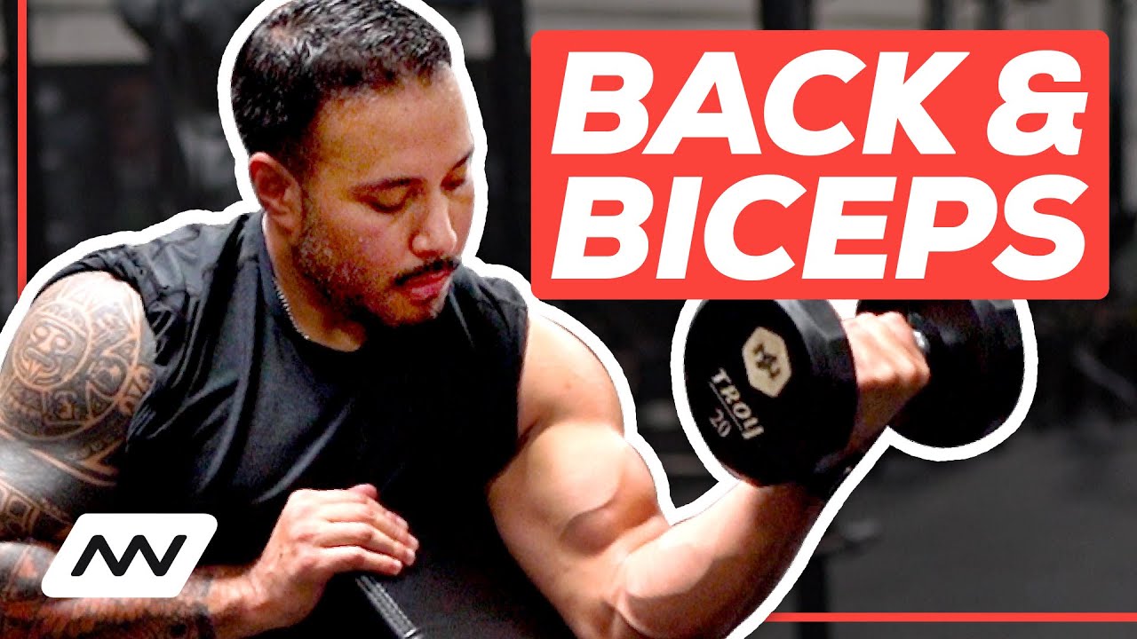 Beginner Back and Biceps Workout | Juan Leija