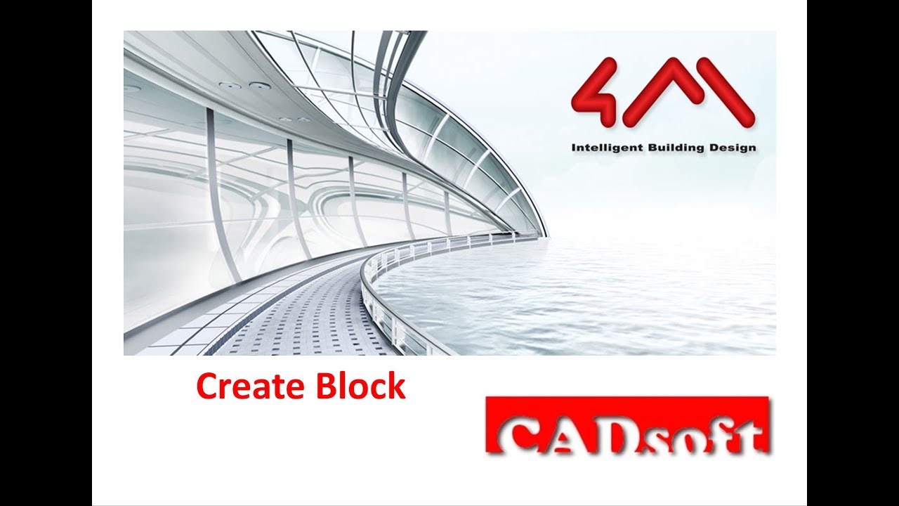 4MCAD v19 Commands English - Create Block