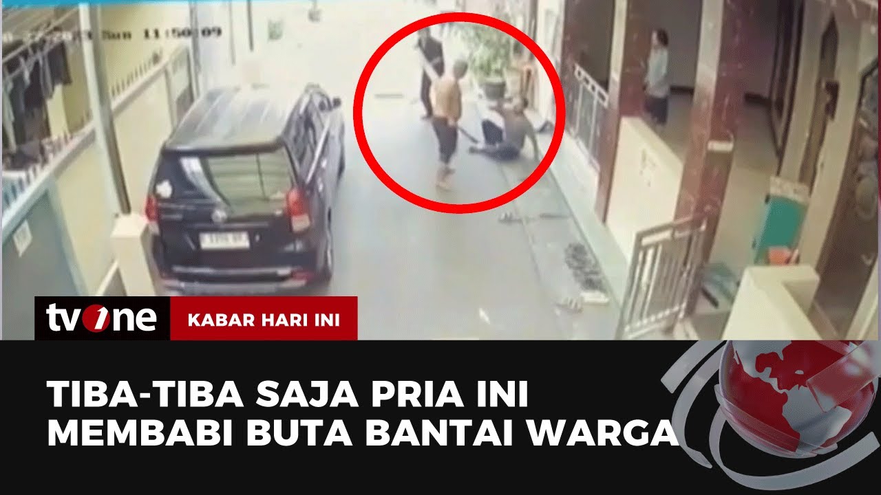 Pria Mengamuk Bacok Warga | Kabar Hari Ini tvOne