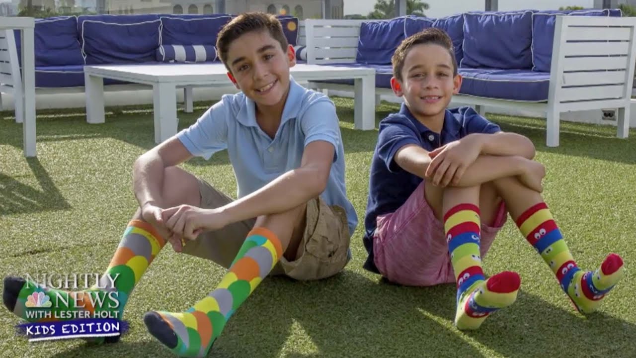 Two Brothers Step Up To Help Charities Around The World | Nightly News: Kids Edition