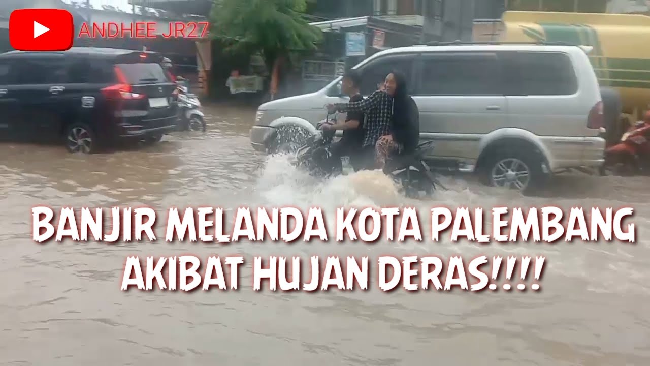 Banjir Di Kenten Permai Kota Palembang//Akibat Saluran Tersumbat