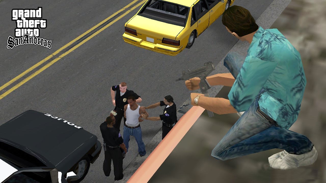 Что произойдёт, если Томми Версетти поможет Си-Джею с самого начала — GTA San Andreas