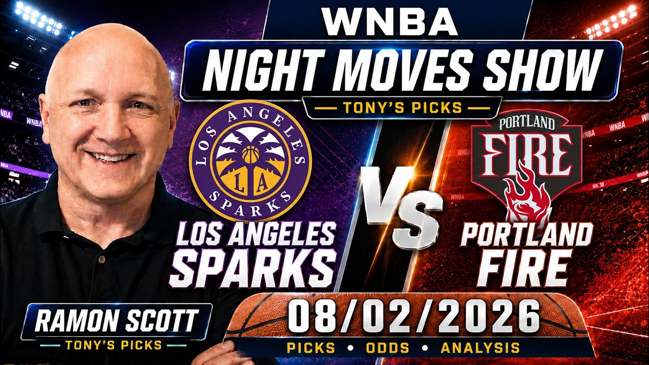 Sparks vs. Fire WNBA Betting Odds & Picks, 8/2/26 | Night Moves Show