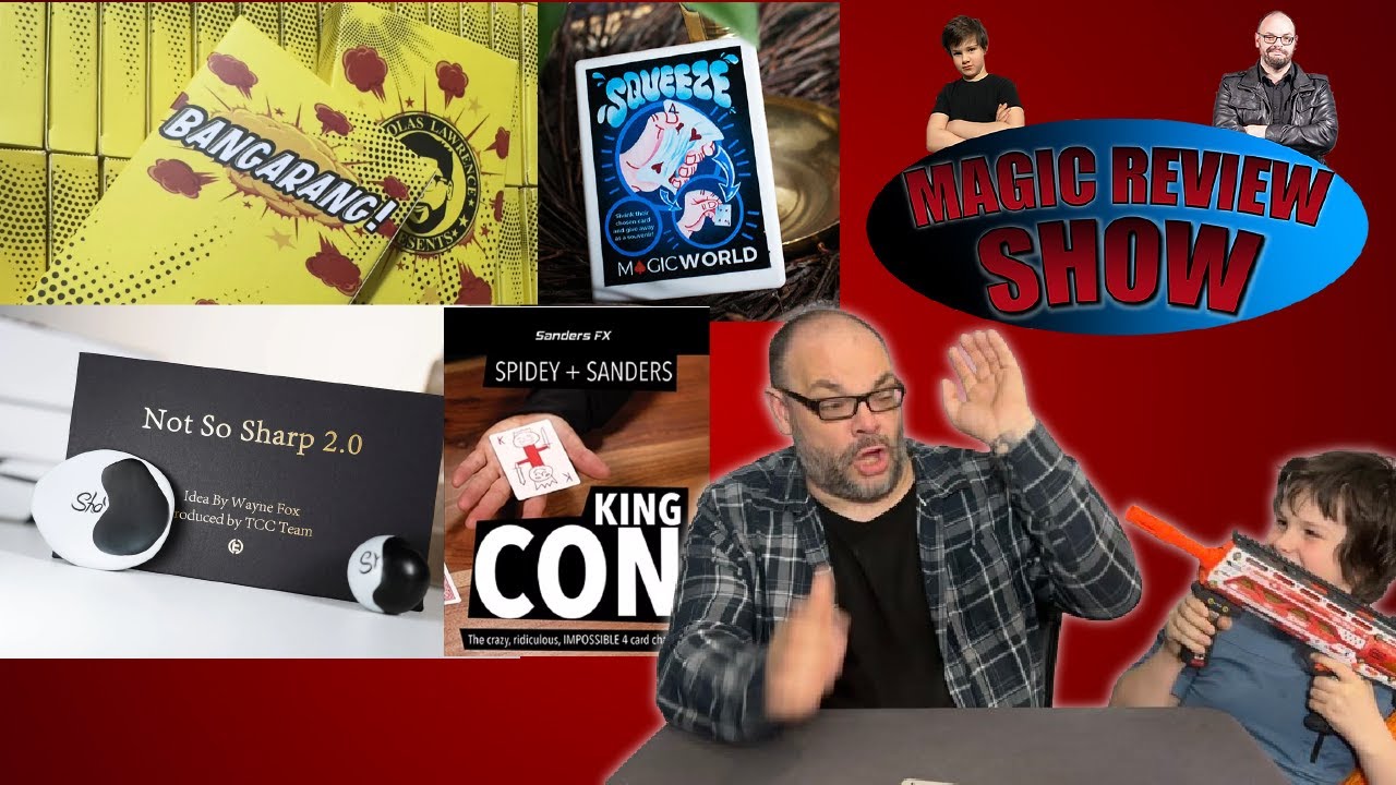 King Con, Bangarang, Squeeze & Not So Sharp | Craig & Ryland's Magic Review Show
