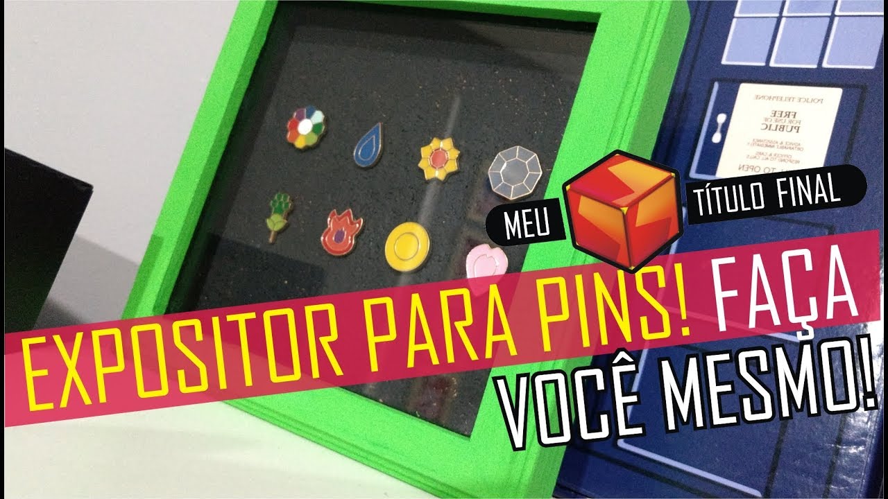 Expositores para PINS! Faça você mesmo!