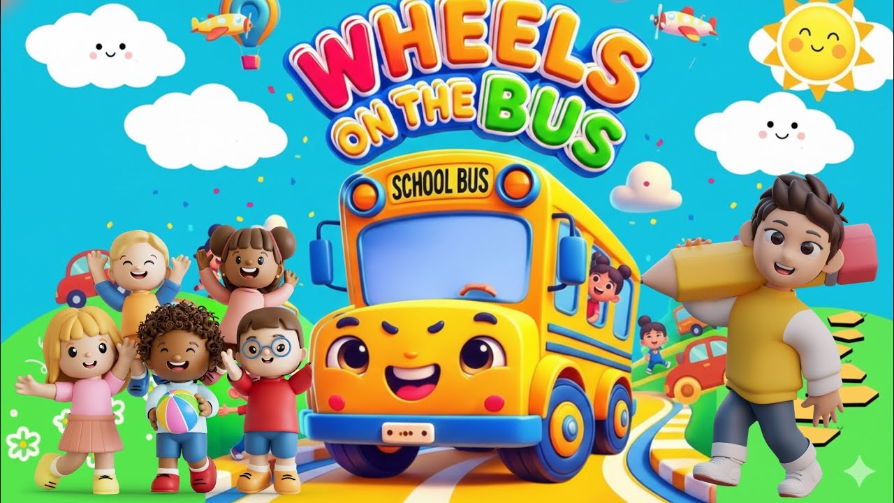 Wheels on the bus | Nursery Rhymes for Kids | Kids Song | Baby Song