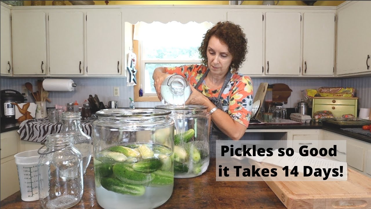 How to Make 14 Day Pickles - The Best Sweet Crunchy Pickle in Appalachia