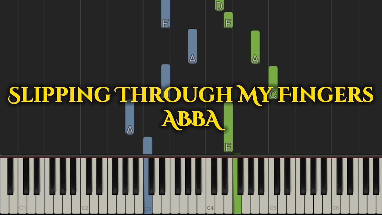 Slipping Through My Fingers - ABBA - Piano Tutorial