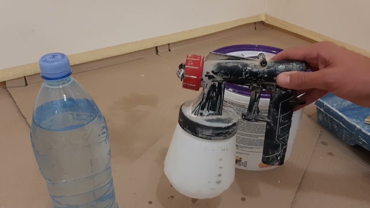 Как развести водоэмульсионку для пневмо краскопульта?