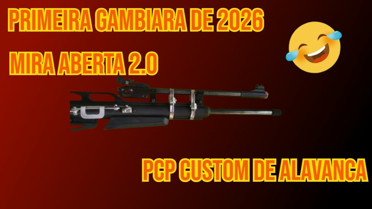 PRIMEIRA GAMBIARA DE 2026🤣 PCP CUSTOM COM MIRA ABERTA 2.0
