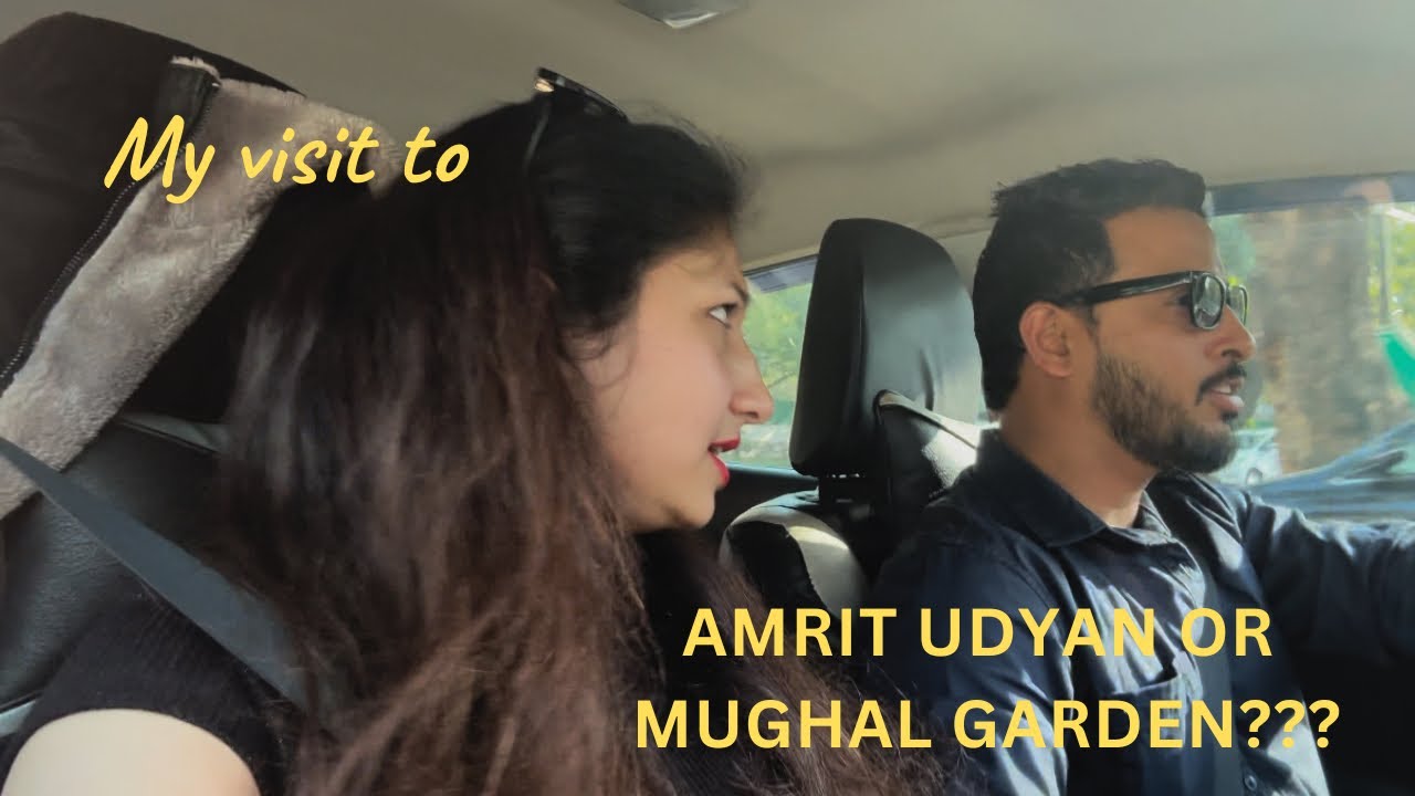 Amrit udyan OR Mughal garden !!!!  #unfiltered  #mughalgardendelhi  #couplevideo # #travel 