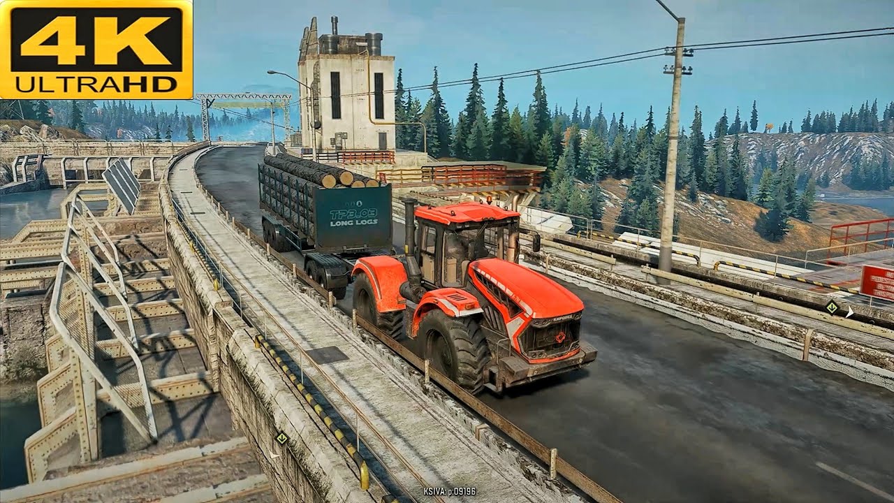 Long Logs Delivery Completed | Realistic Ultra Graphic Gameplay [Snowrunner]