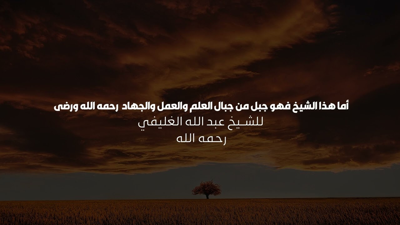 أما هذا الشيخ فهو جبل من جبال العلم والعمل والجهاد  رحمه الله ورضى