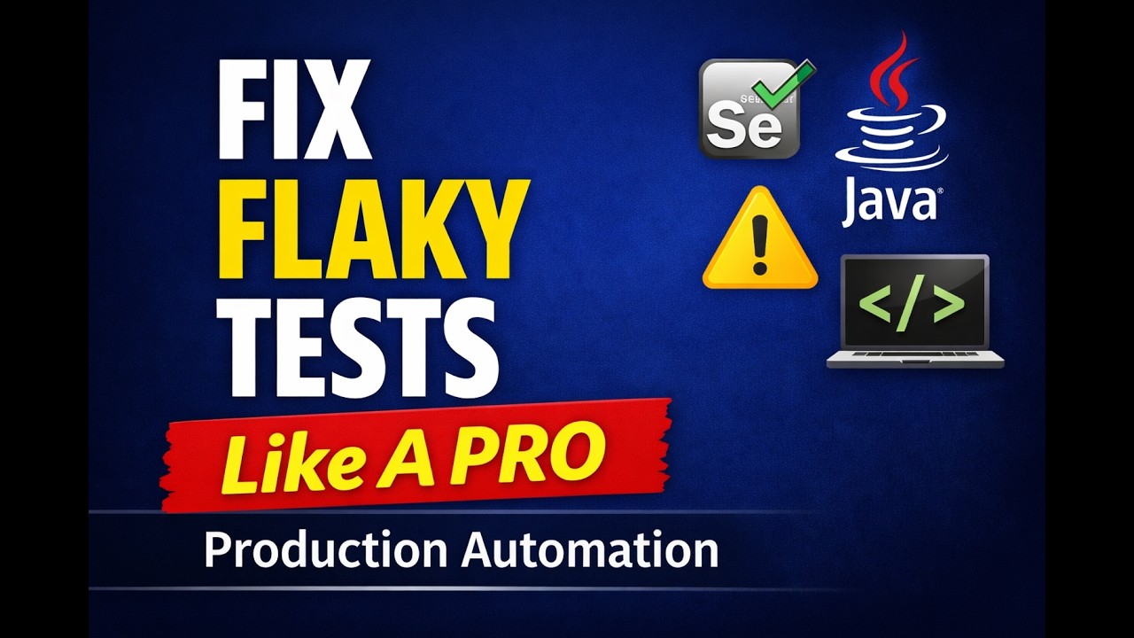Series 2:How to Handle Flaky Tests in Production | Automation Framework Best Practices