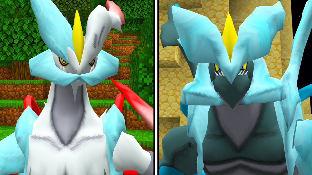 KYUREM WHITE vs KYUREM BLACK - Minecraft Pixelmon