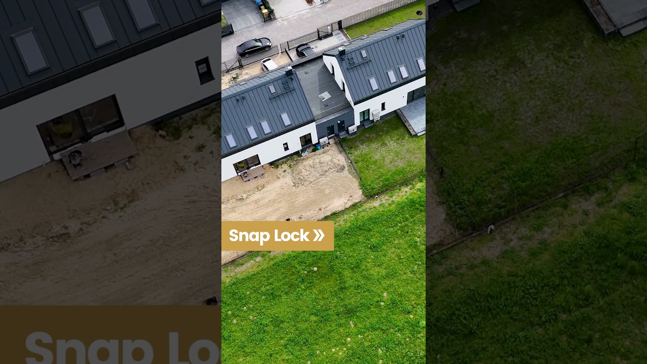 Rąbek zatrzaskowy Bratex Snap Lock semi-fala RAL 7016 Dual Matt #rąbekzatrzaskowy #snaplock