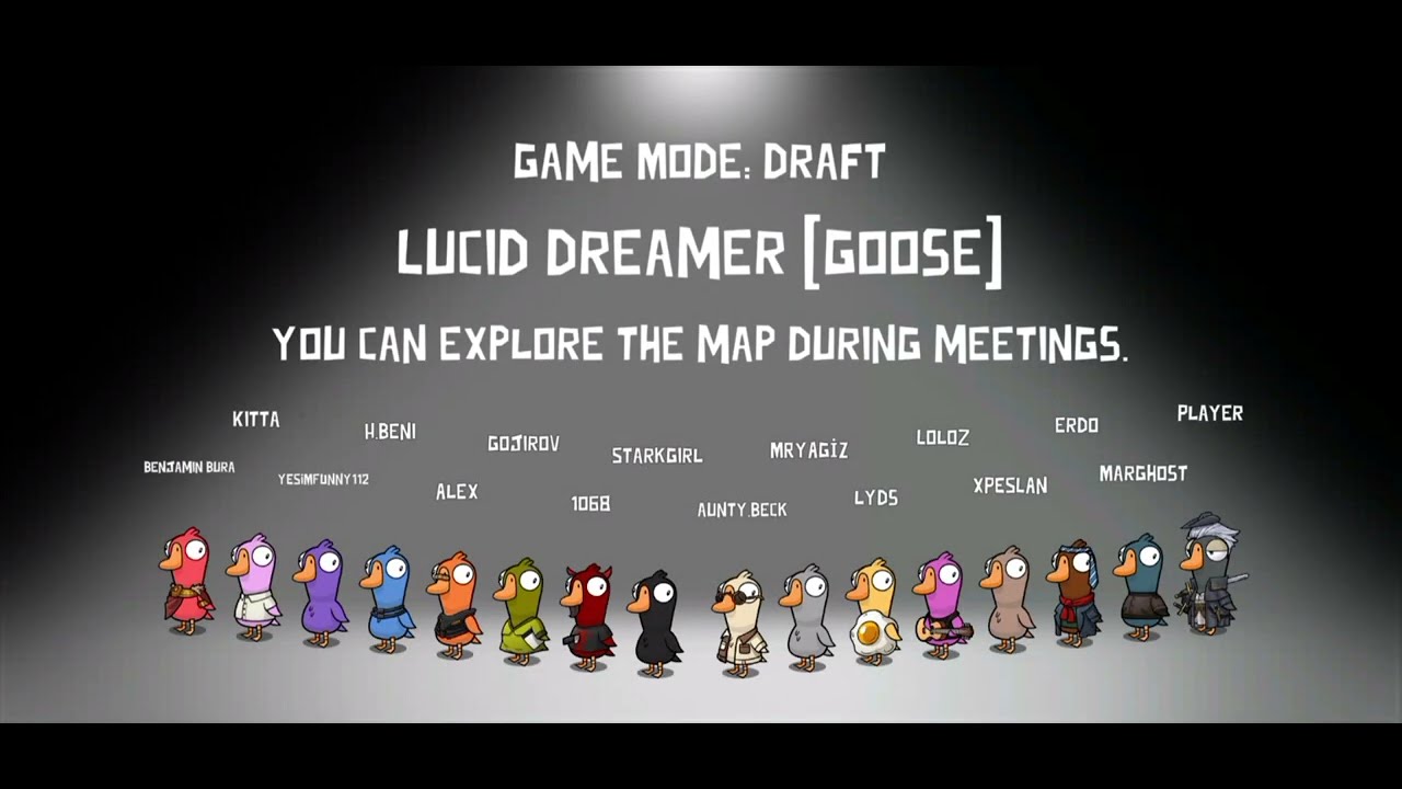 *NEW* Lucid Dreamer Role Gameplay - Goose Goose Duck
