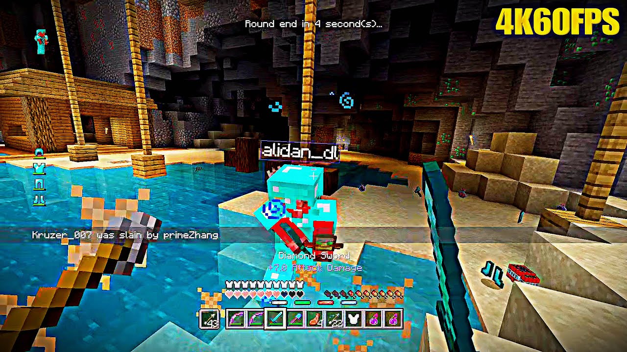 Minecraft Battle minigames |Ps4 edition 4K60FPS
