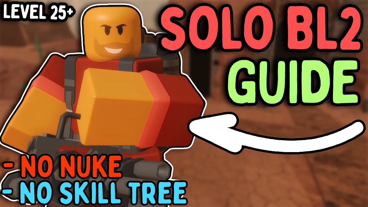 Solo Badlands 2 Level 25+ Without Nuke and Skill Tree | Easy Guide  -TDS