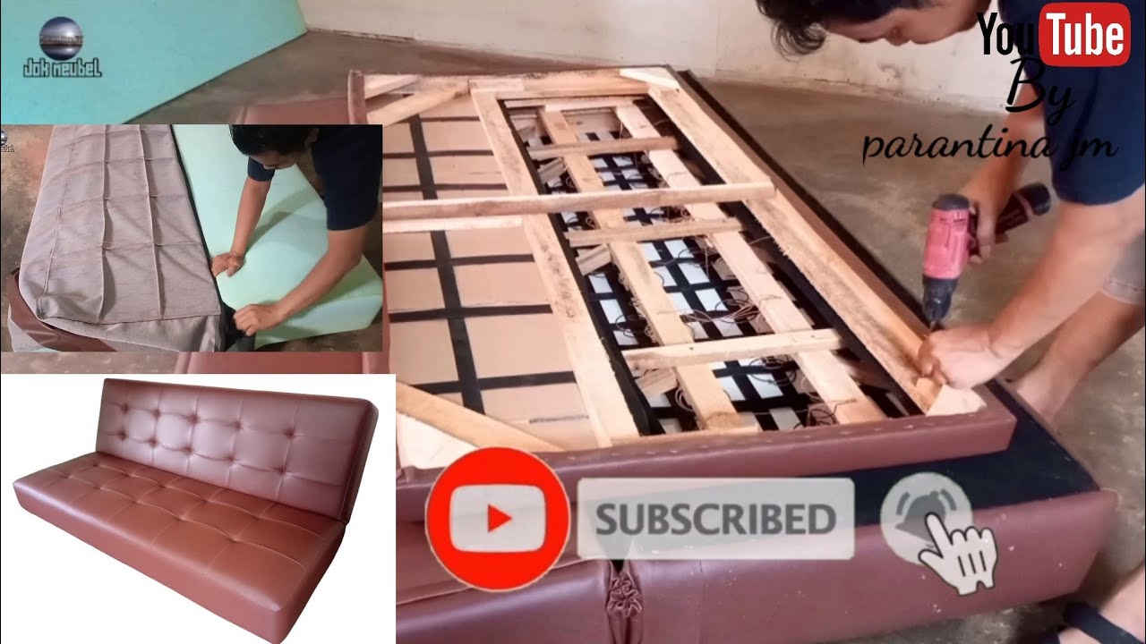 proses pembuatan sofa bed_sofa lipat_cara bikin sofa bed