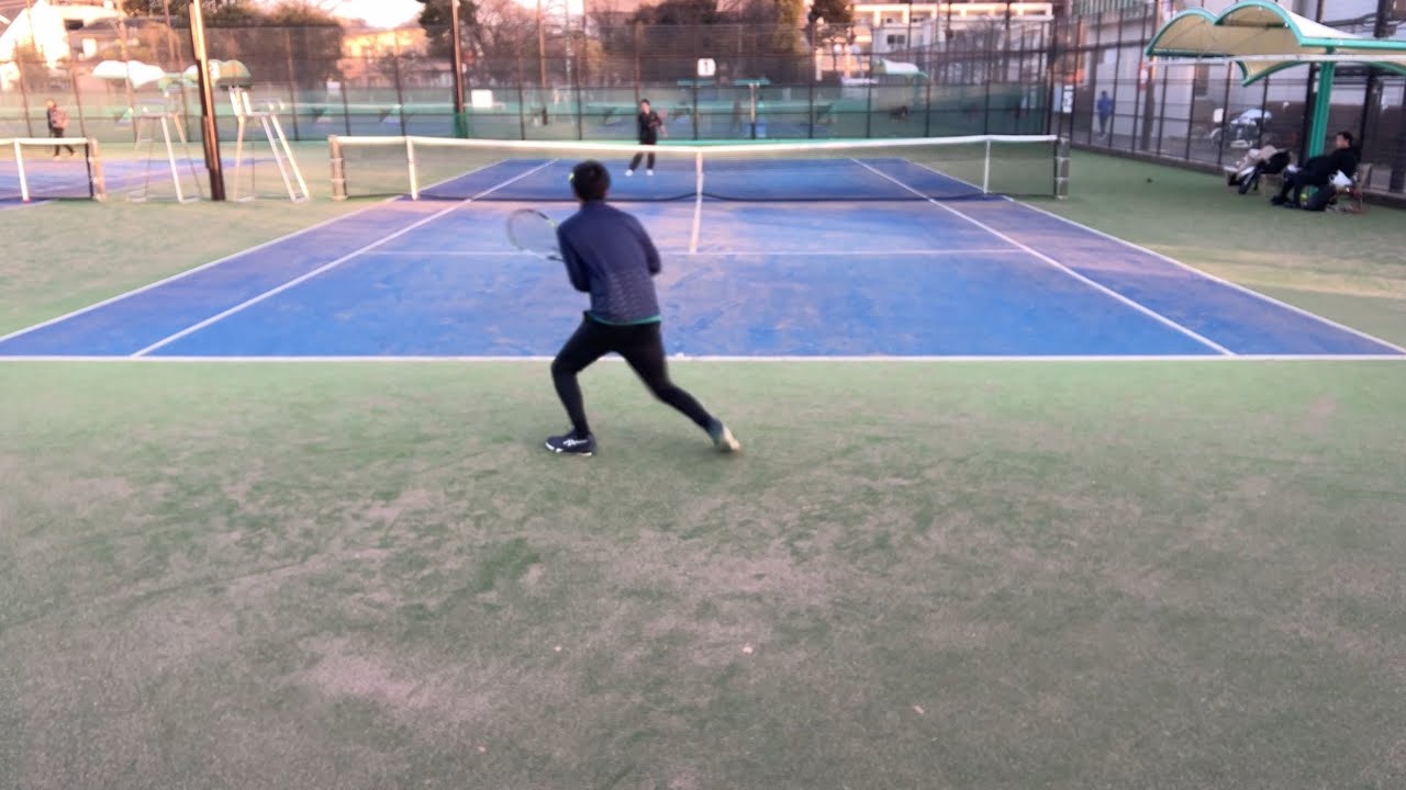 早朝シングルスマッチ4本勝負①