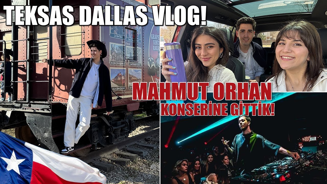 AMERİKA DALLAS VLOG! 🇺🇸 Dallas Gezisi, Dallas'da Ne Yenir, Mahmut Orhan Konseri, Amerika'da Yaşam