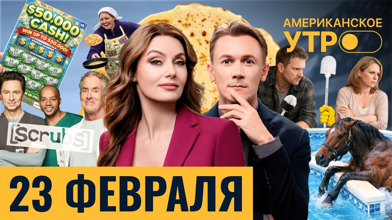 Почему браки американцев трещат по швам? Гонка с блинами в Британии. Счастливый билет на $50 тысяч