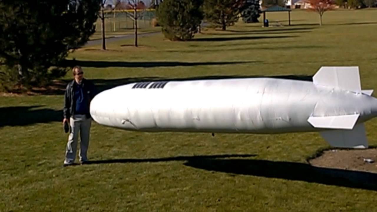 Solar Powered Blimp Drone Prototype