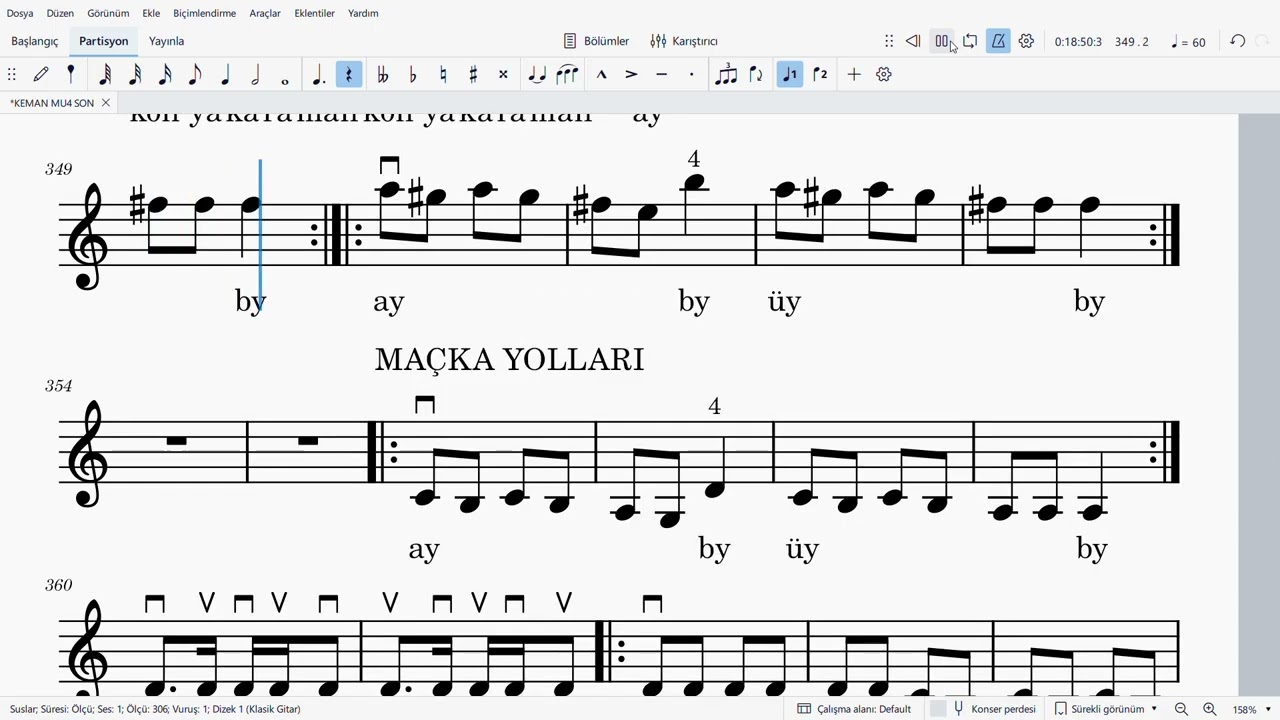 8 B 8 MAÇKA YOLLARI KEMAN BÜTÜN TELLER