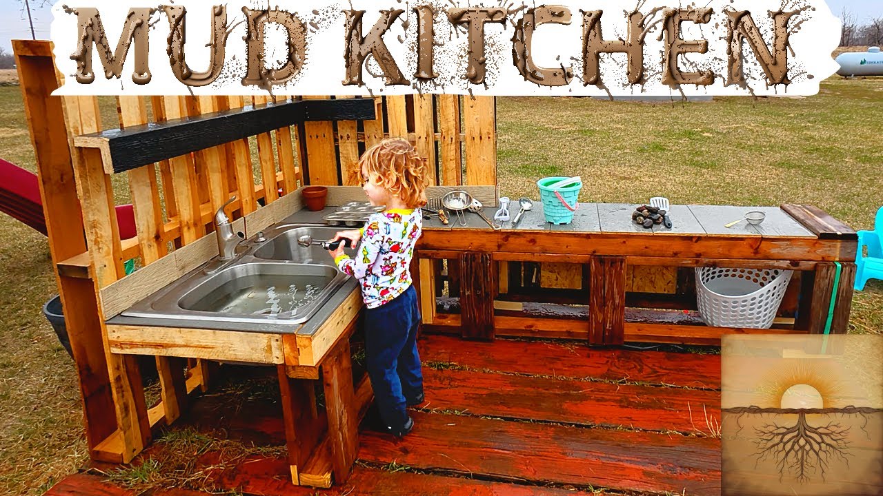 DIY Mud Kitchen for My Son | Built from Scrap Wood + Pallets