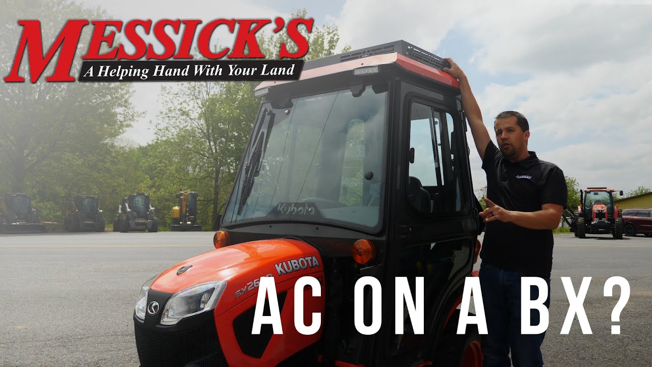 The MOST Luxurious Lawnmower! - Kubota BX with AC