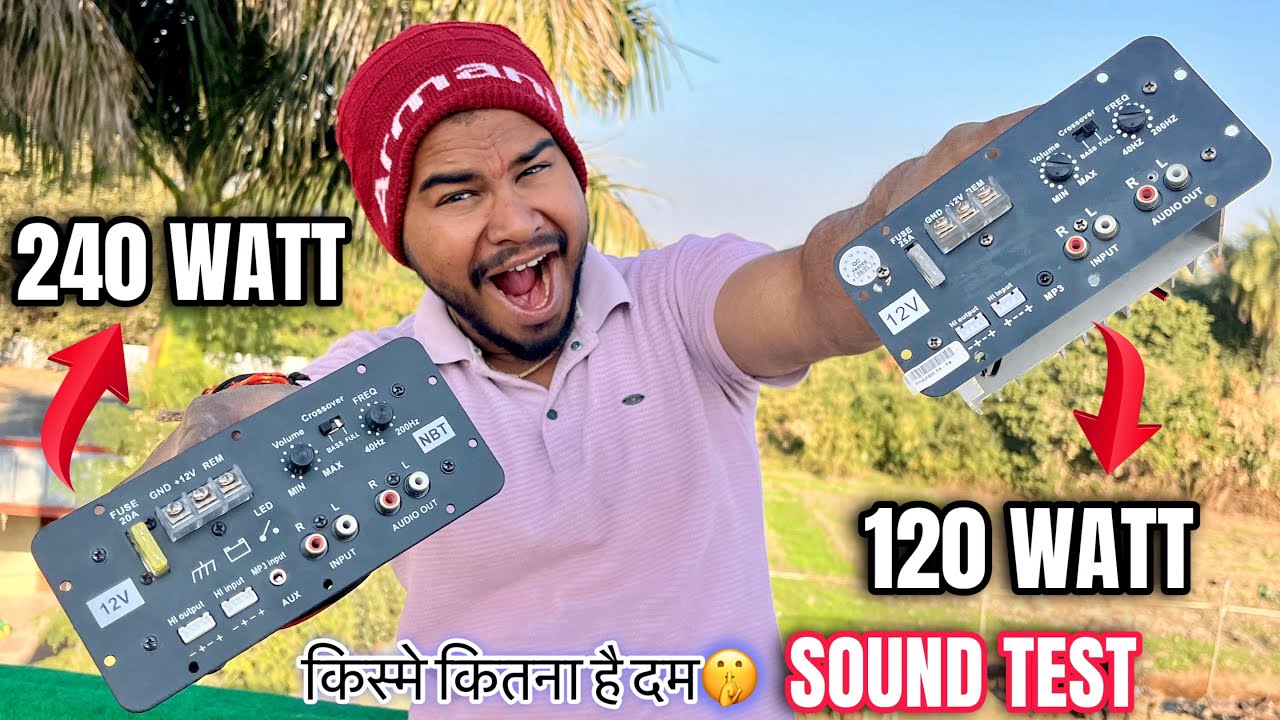 Toshiba A1941 C5198 vs Toshiba 2SA1943 2SC5200  power full bass inbuilt amplifier sound test