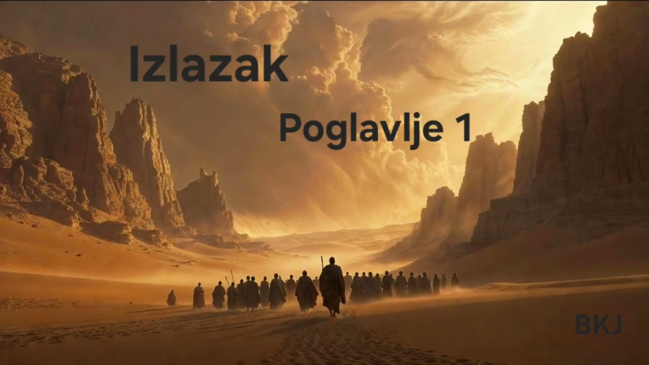Knjiga Izlaska Poglavlje 1 BKJ Audio // The Book of Exodus Chapter 1 KJV Croatian Audio