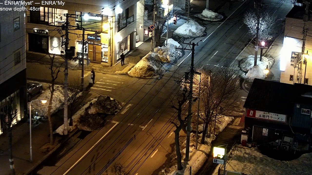 Sapporo in Winter, lofi radio 24 hours | March 12, 2026 | 札幌市中央区交差点の積雪ライブカメラ