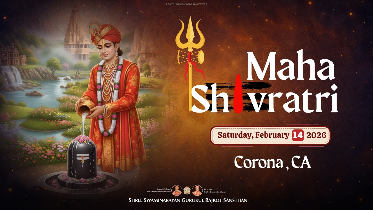 Maha Shivratri , Swaminarayan Gurukul - Corona , 14th February, 2026