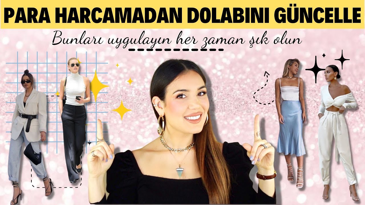 PARA HARCAMADAN DOLABINI GÜNCELLE 🤯✅ * Tüm Kıyafetlerinizi Trendlere Uygun Hale Getirmenin Yolları