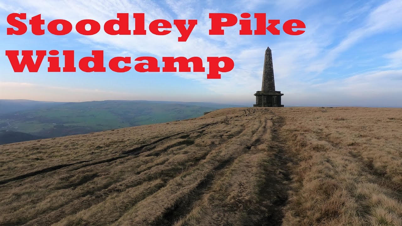 Stoodley Pike, South Pennines, Wild camp (plus some mountain hares later on)
