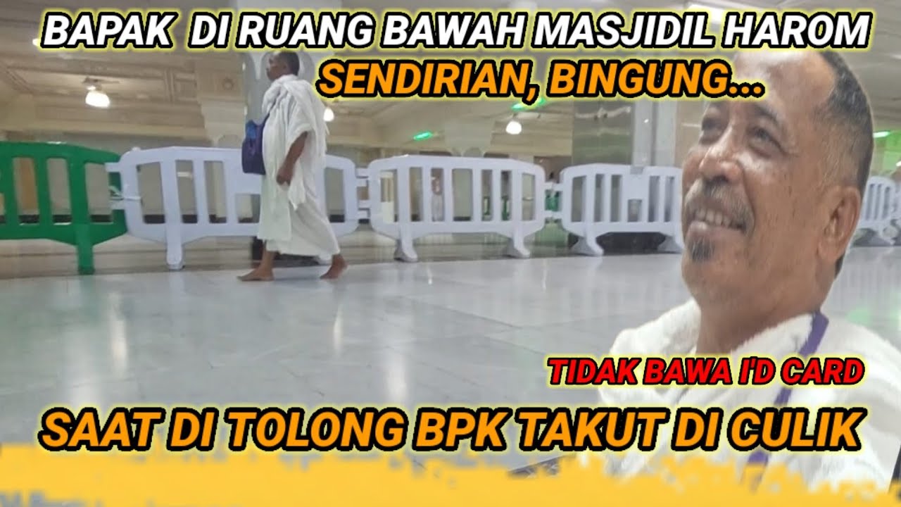 TIDAK BAWA ID CARD SAAT DI TOLONG BPK INI TAKUT BNGT DI CULIK