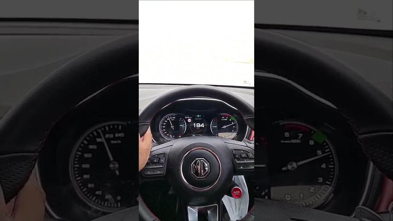 MG HS Top Speed Check🔥| Motorway 🔥