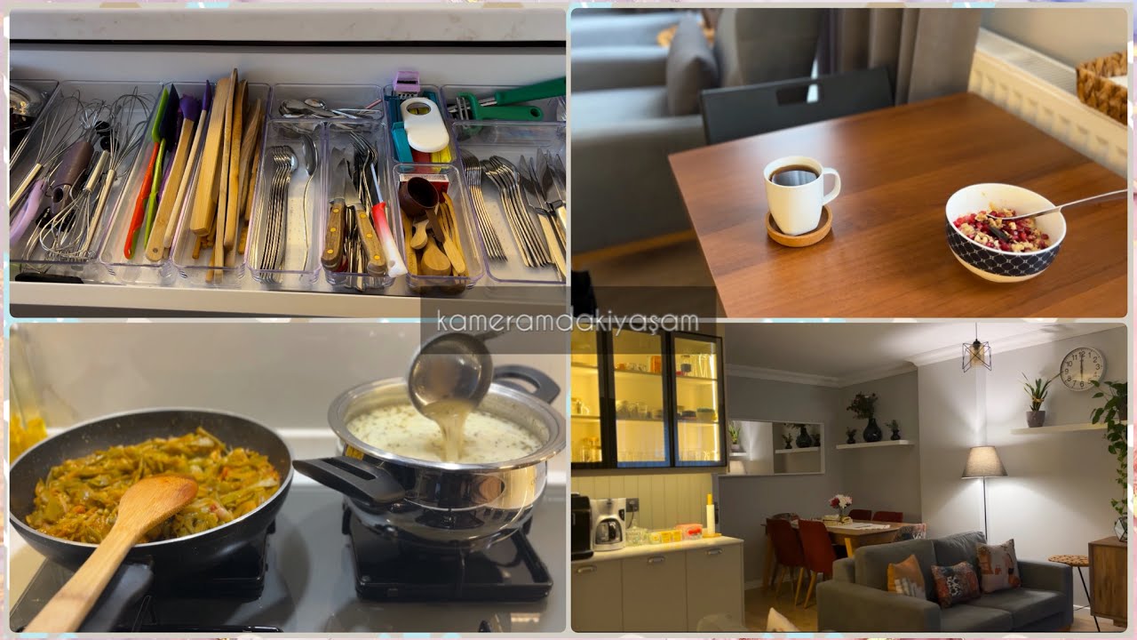 67✨Evde Bir Gün | Kahvaltı, Kahve ve Toparlanma☕️ #home 