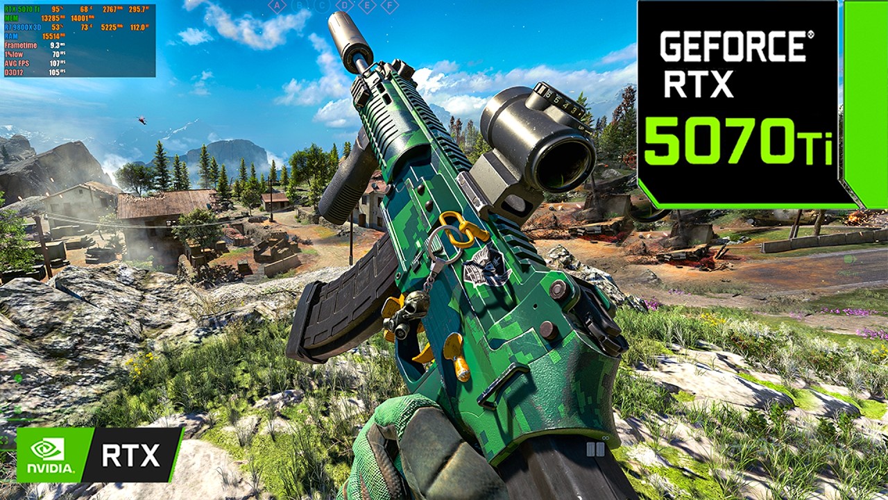 Battlefield 6 : RTX 5070 Ti 16GB ( 4K OVERKILL Graphics DLSS ON )