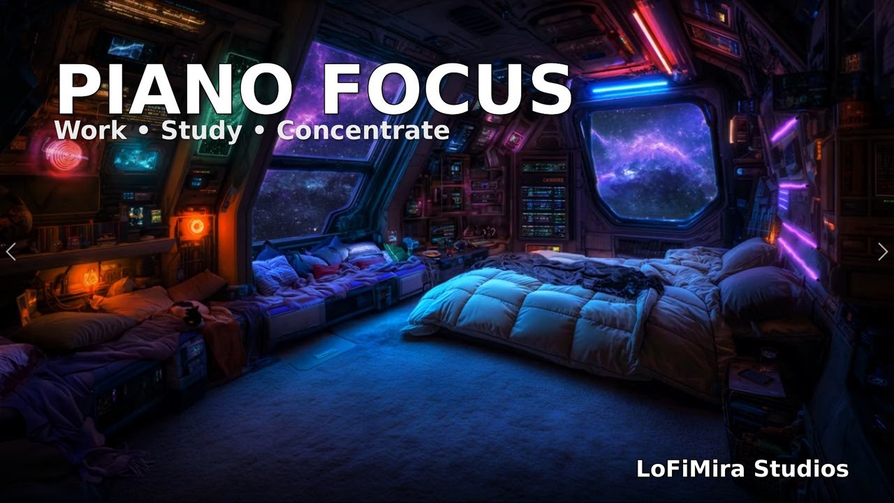 PIANO FOCUS 🌌 Música Relajante para Trabajar, Estudiar y Concentrarse