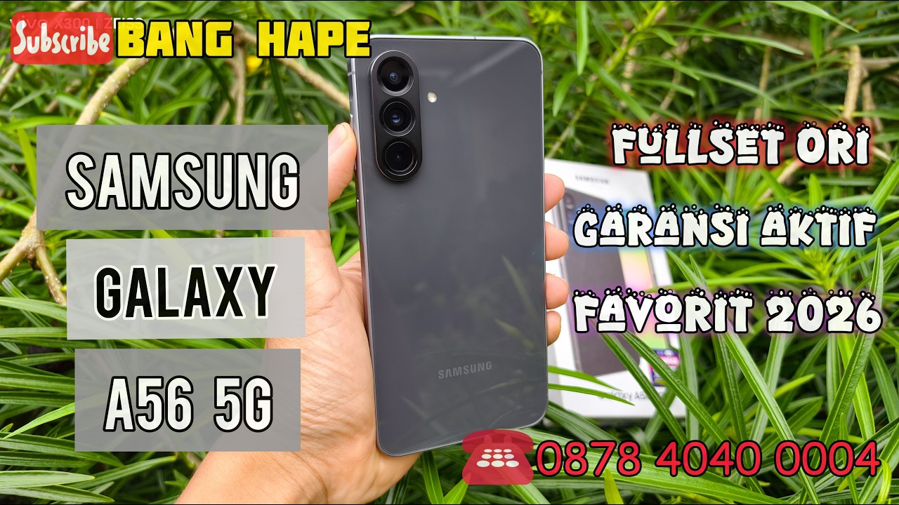 (sold) Kandidat Mid Terbaik - Review Samsung Galaxy A56 5G 256gb di Tahun 2026 Bang Hape COD Shopee 